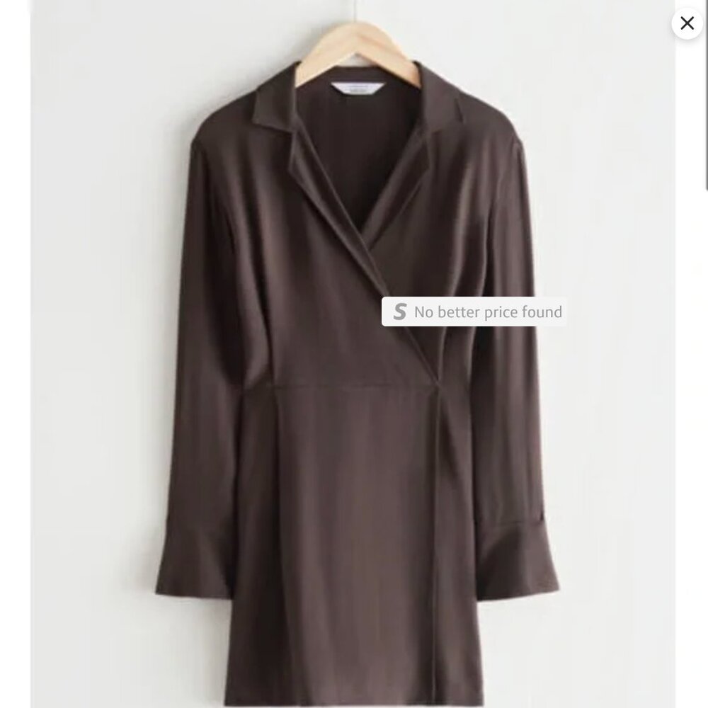 & Other Stories Brown Dress